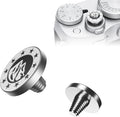 JJC Soft Shutter Release Button Fujifilm X100VI XT50 XM5, Mountain Pattern | for Fuji Fujifilm X-M5 X-T5 X-T4 X-T50 X-T30 III II X-PRO3 X00VI X100V X-E5 X-E4 X Half Leica Q3 M9 Sony RX10 IV Nikon Zf Df by JJC