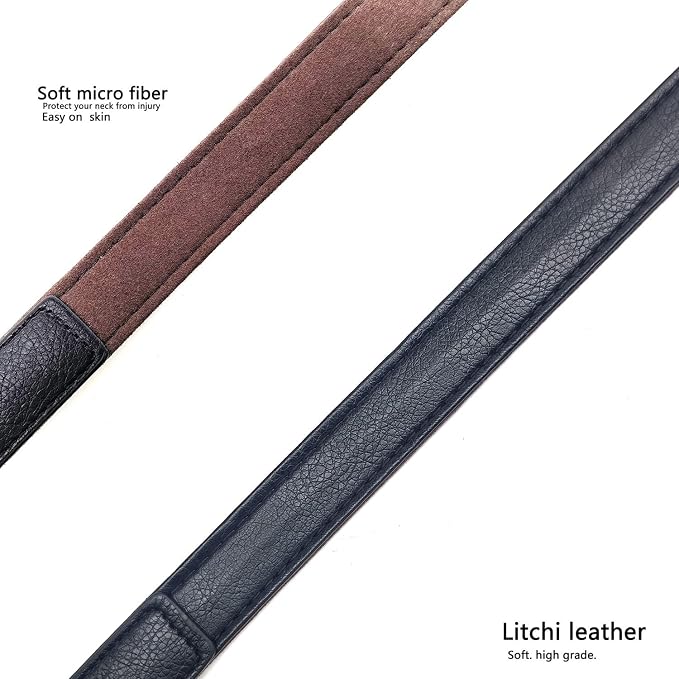 Camera Strap Leather,Camera Neck Strap Thin, Binoculars Strap - Image 2