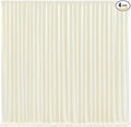 Wish Care Ivory Backdrop Curtains 4 Panels - Wrinkle-Free Polyester Photography Drapes for Wedding, Baby Shower, Birthday Party & More - 16 X10FT (Ivory) by WishCare