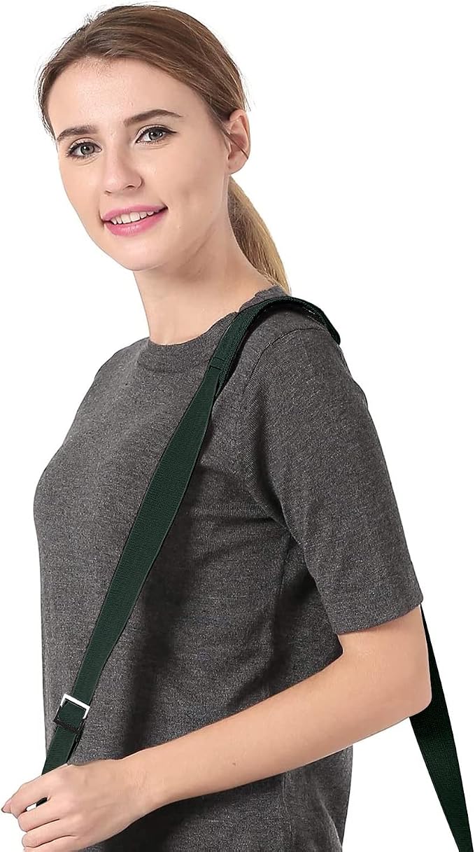 MOSISO 56 inch Shoulder Strap, Adjustable Soft Universal Non-Slip Strap | Thick Replacement Strap, Fit Padded with Metal Swivel Hooks for Laptop Shoulder Bag/Laptop Messenger Bag, Emerald Green - Image 6