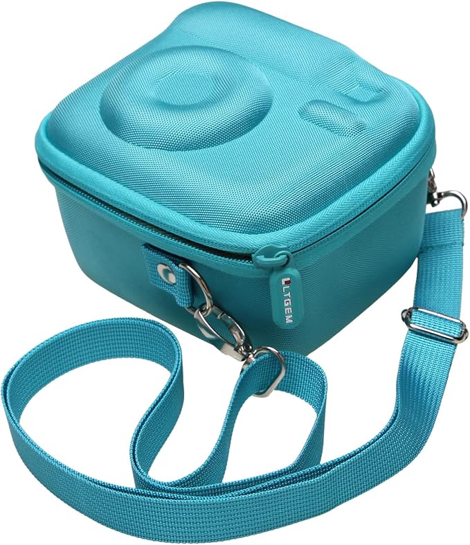 LTGEM Case Compatible with Fujifilm Instax Mini 13/12 Instant Camera, Green | Fits Instant Camera 11/10/9/8/7/7+ and FUJIFILM Instax Mini Instant Flim with Shoulder Strap, Case Only - Image 2
