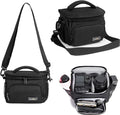 Cwatcun Compact Camera Sling Bag, Crossbody Case for DSLR/Mirrorless | fits 1 Camera Body+1 lens. Travel Photography Camera Shoulder Messenger Bag for Canon, Nikon, Sony, Fuji ,travel ready. by FocusonCameraBag