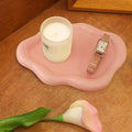 CCINPPY Ceramic Cloud Jewelry Tray Trinket Dish Key Bowl Nightstand Decor | Decorative Small Desk Tray Jewelry Plate Key Holder Bowl Cute Bedroom Room Decor Aesthetic, Gift for Women, Pink Medium by CCINPPYJEWELRYACCESSORIES