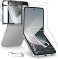 2 Pack for Samsung Galaxy Z Flip 6 / Z Flip 7 FE Screen Protector | 2 Pack Front Tempered Glass With Installation Frame,Support Fingerprint Unlock, Touch Sensitive, Anti-Scratch, Case Friendly by Unknown