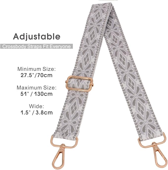 Replacement Purse Strap Shoulder Strap Adjustable Crossbody Strap for Women Crossbody Wide Shoulder Bag - Image 4