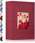 popotop Photo Album 4x6-200 Photos Photo Books with 200 Horizontal Pockets,Linen Cover Albums for Family Wedding Anniversary Baby Vacation Pictures by Popotop