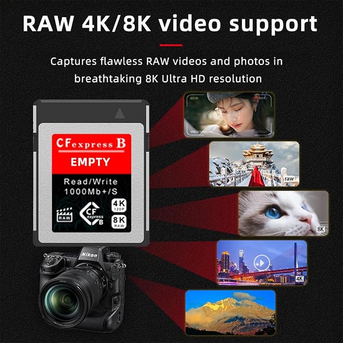 xiwai CF-Express Type-B to NVME 2230 NGFF M-Key Memory Card Kit Case CFE CFB Adapter Compatible with XS Camera 8K RAW PCIe Expansion - Image 8