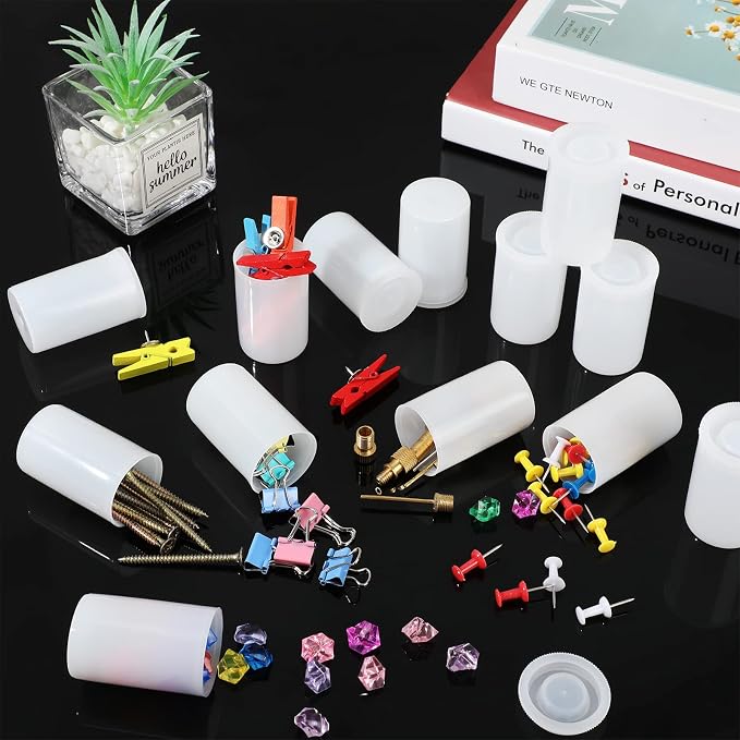 JOVITEC 100 Pcs Plastic Film Canister Holder 35 mm Empty Camera Reel Containers Storage Containers Case with Lids for Small Accessories Fish Hook Film Beads(White) - Image 5