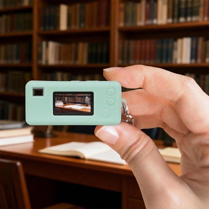 Silicone Case for Kodak CHARMERA Millennium Keychain Mini Digicam Blind Box | Soft Keychain Camera Sleeve, Precise Cutouts, For Collectors & Daily Carry, Light Green - Image 8