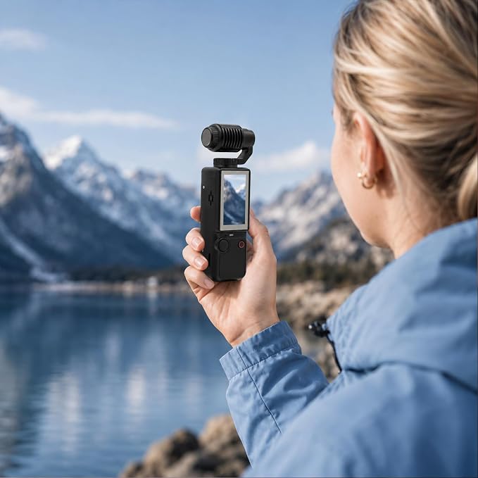 4K Handheld Camera for Vlogging 66M Small Pocket Tripod Body Cameras | 4K Video Recording&66M Photo | 180° Rotating Lens | 1.9in Screen | 5 Hours Working | Auto&Manual Focusing | Tripod, 16GB Card - Image 7
