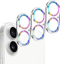 Dengduoduo Camera Lens Protector for iPhone 16 and 16 Plus 3 Pack, Tempered Glass, Ultra HD, 9H Hardness, Anti-Scratch, Case Friendly, Easy to Install [No Affect on Night Shots] by Dengduoduo