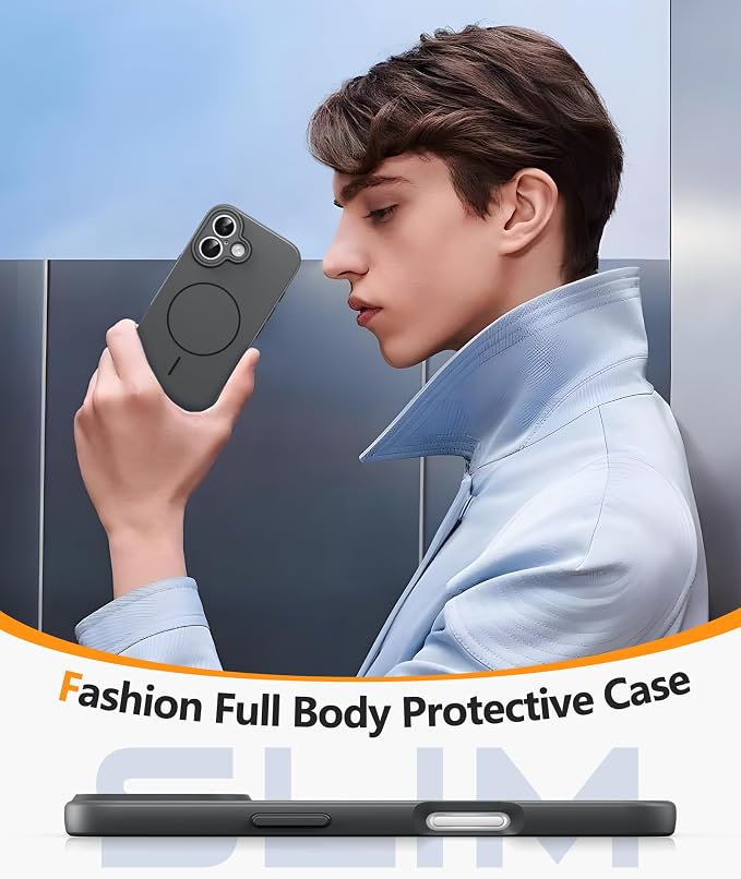 FNTCASE for iPhone 17 Case, Compatible with Magsafe, Glass Screen Protector | Full Camera Protection, Integrated Silicone Cases, 14FT Military Grade Drop Proof, Shockproof Protective Phone Cover - Image 8