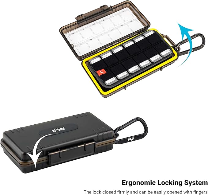 USB Flash Drive Case with Labels, Thumb Drive Holder Organizer, Shockproof Water-Resistant, SD Card/NS/PSV/CFexpress Type A Card Case - Image 6
