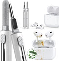 Inesore for AirPod Cleaning Kit, for Phone Earbuds Electronics (White) | Metal Tip, High-Density Soft Brush, Flocked Sponge Tip, 3 in 1 Design, Compact & Lightweight, Easy Operation, Easy to Carry by Inesore