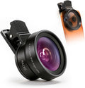 3-in-1 Macro & Wide Angle Lens for iPhone with CPL Filter | 12.5X Macro Detail, 0.45X Wide Angle, Circular Polarizer, 47–52mm Adapter Ring, Versatile Photography Setup by LUZSCO