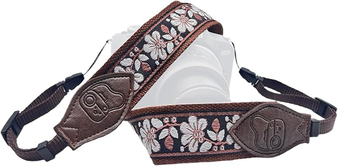 Camera Straps for Photographers, 1.5" Leather Camera Neck Strap, Quick Release Shoulder Camera Strap for All Cameras by Unknown