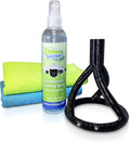 Surveillance/Security Camera Cleaning Tool - Safely from The Ground - with Cleaning Solution & Re-usable Microfiber Towels by CameraShine