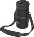 Ambitful 4.33 × 8.86 in Thick Camera Lens Pouch Case, Protection Lens bag | Water/Dust/Shock Lens Pouch for DSLR Camera Lens Compatible Below 4.33 × 8.86 in Sony, Nikon,Canon,Fujifilm,Tamron Lenses by Ambitful