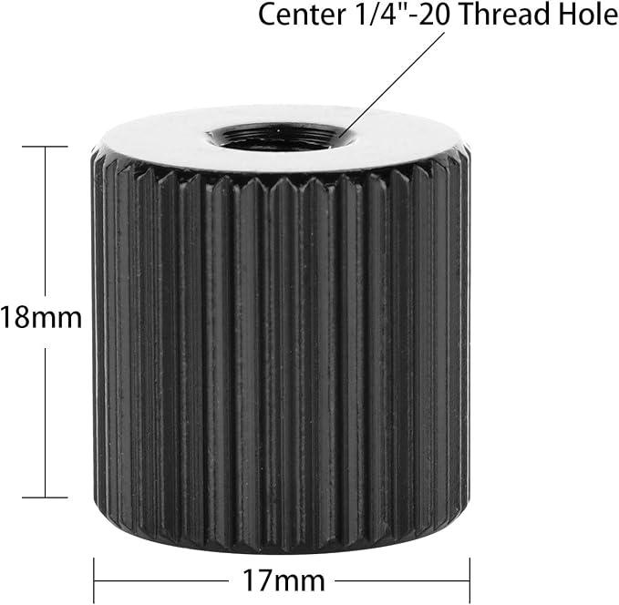 ChromLives Barrel Nut Screw for Magic Arm, 1/4''-20 Thread Hole, 4Pack - Image 3