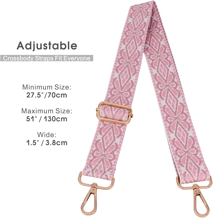 Replacement Purse Strap Shoulder Strap Adjustable Crossbody Strap for Women Crossbody Wide Shoulder Bag - Image 4