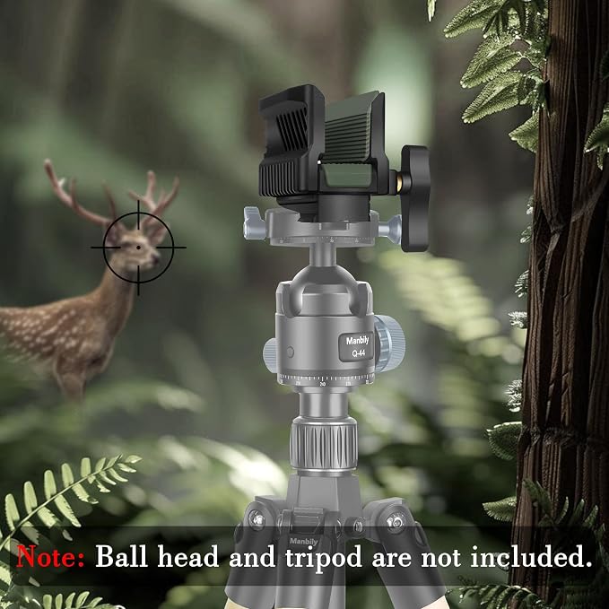 U-7 Shooting Saddle for Hunting Tripod, Aluminum Alloy Universal Rest Head Clamp Mount, Arca-Swiss Compatibility Base for monopod, Green - Image 6