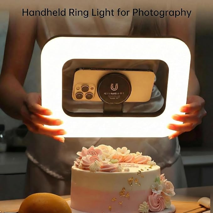 Ring Light for Phone, Magnetic Selfie Light with Tripod Stand, Rechargeable RGB Video Light, 10 Brightness Levels & 3 Cold Shoes for Recording, Vlogging, Influencers, Makeup - Image 7
