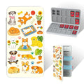 PERFECTSIGHT Switch Game Card Case for Nintendo Switch 2/ Lite / OLED, Switch 2 Game Holder Cartridge Case for 24 Game Cards and 48 SD Cards, Cute Kawaii Portable Compact Storage Box, Dog by PERFECTSIGHT