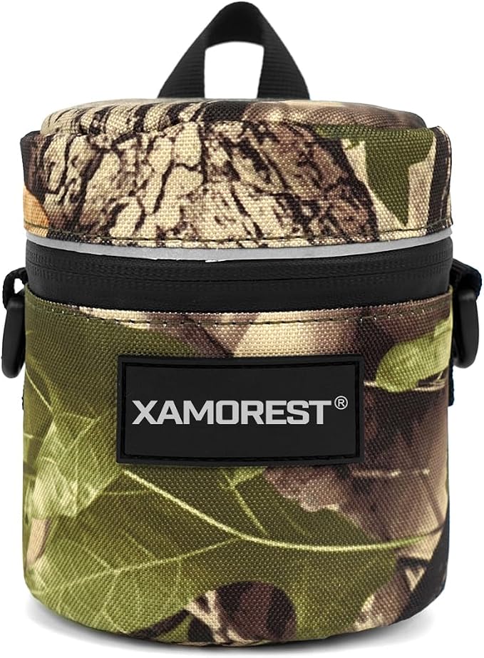 Camera Lens Case Lens Bag Compatible (3.15" x 3.74"(Nylon, Leaf)) - Image 2