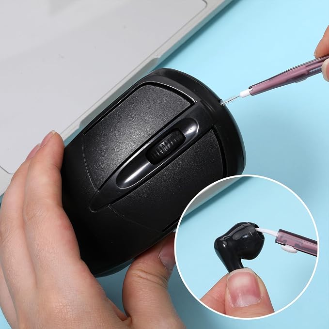 10 Pcs Charging Port Cleaner Phone Charge Port Cleaning Tool Kit Anti-Clogging Mini Brushes Cleaner Dual Side Multifunction Tools for Phone Camera Lens Speaker and Receiver - Image 7