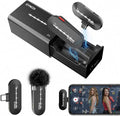 SYNCO Wireless Lavalier Microphone for USB C Smartphones, 48KHz/24Bit Lapel Mic with Charging Case, Noise Cancellation, 492ft Transmission, Real-Time Monitoring for YouTube, TikTok, Podcast & Vlog by SYNCO