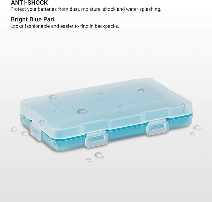 12 Slots CR2 Battery Case, CR2 Battery Holder CR15H270 Battery Storage, Shockproof & Water-Resistant Battery Case, PP Shell Ultra-Slim Easy to Carry - Image 2