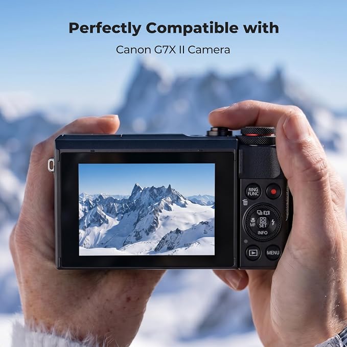 K&F CONCEPT 3 Pack Camera Screen Protector Compatible with Canon G7X II | Ultra Clear Tempered Glass Screen Protector Anti Scratch Bubble Free Ultra Resistant PF06 - Image 4