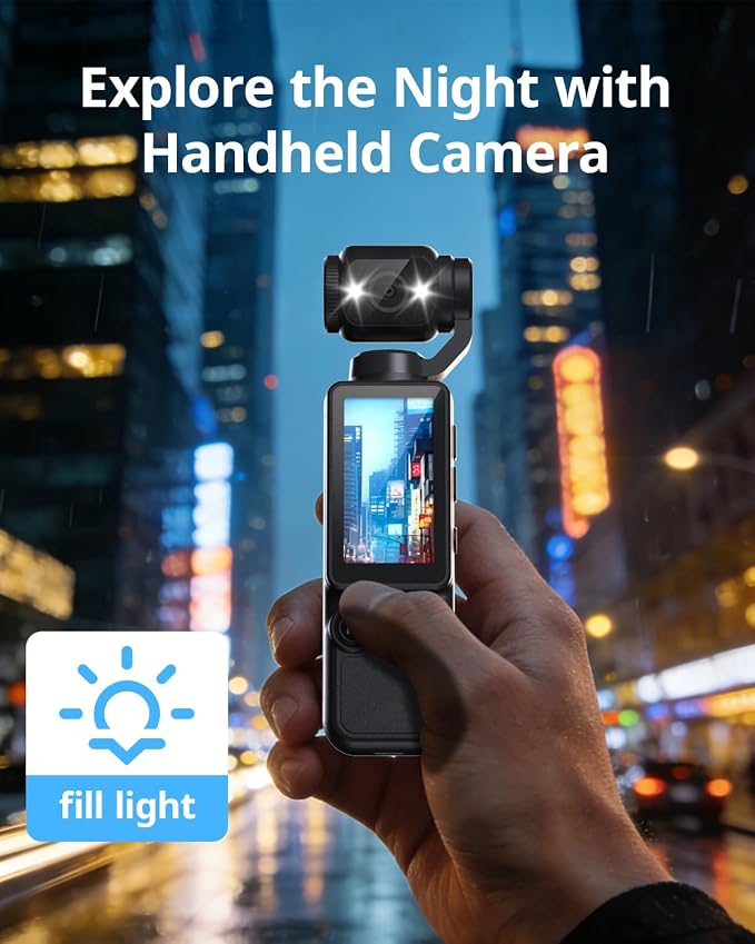 Vlogging Camera, Mini Camcorder, Portable Handheld Video Camera | Mini camcorder with 180° rotating lens, 7-hour battery, 32GB card, one-button recording for travel and daily moments - Image 6