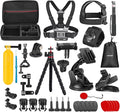 NEEWER 35 in 1 Action Camera Pro Accessories Kit Compatible with DJI Osmo Action 5 Pro 4 3 GoPro, Quick Release Adapter Mount for Diving Hiking Motorcycling Mountain Cycling Skiing Surfing Vlog, GP-51 by Neewer