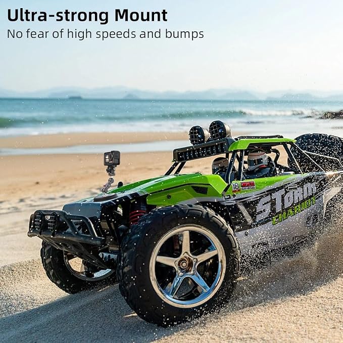 Strong Magnetic Camera Mount, Car Outside 1/4" Magnetic Camera Mount with 2 Ball Head, Attaches to All Metal Surfaces for GoPro 13/12/11/10, DJI Action 6/5 Pro/4, Nano, Insta 360 X5/X4 and More - Image 9