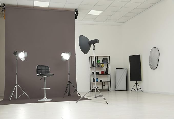 Denny Mfg Seamless Paper Backdrop for Photoshoot, Medium Grey, 107in x 36ft | Photography Backdrop, Matte Finish for Portraits, Product Photos and Video Shoots, with Free Roll Gaffer Tape (2 in x 13 ft) - Image 7