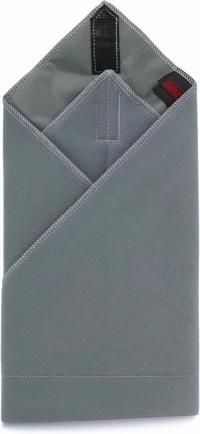 Domke F-34L 19-Inch Protective Wrap - Grey | Secure Hook and Loop closure Protects Mirrorless, DSLR, SLR Cameras, Laptops, Tablets, Cell phones, & Accessories by Tiffen
