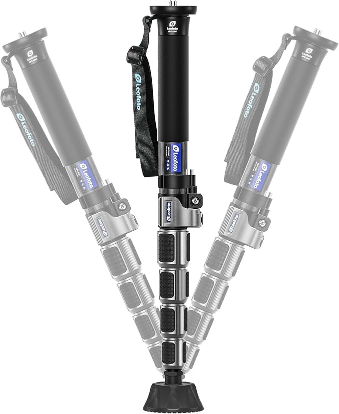 Leofoto Carbon Fiber Lightweight Camera Monopod, Quick Lock System, MaxLoad 66lbs, Waterproof Knob Locking System, General Knob(MPC-326C) - Image 3