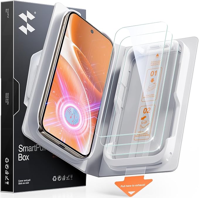 SMARTDEVIL 3 Pack Tempered Glass for Google Pixel 9 Pro XL Screen Protector | Military-Grade Shatterproof Protection, Fingerprint Unlock Compatible, Fast & Easy Installation, Case Friendly Design by SmartDevil