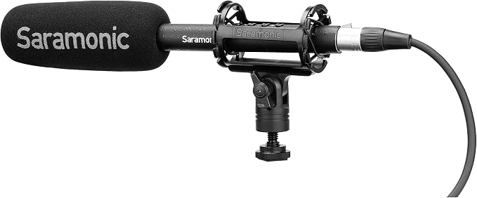 Saramonic SoundBird T3 | Professional Shotgun Mic w/Li-Ion, Shock Mount, Windscreen, XLR Cable, Custom Hard Case & More | Shock Mount, XLR Cable, Custom Hard Case & More, Windscreen, Professional Shotgun Mic w/Li-Ion by Saramonic