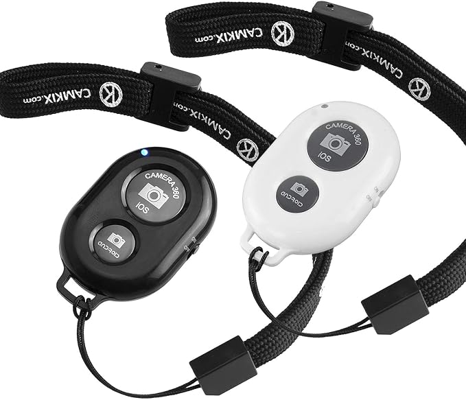 2X CamKix Camera Shutter Remote Control with Bluetooth Wireless Technology - Create Amazing Photos and Videos Hands-Free - Works with Most Smartphones and Tablets (iOS and Android) by CamKix