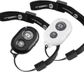 2X CamKix Camera Shutter Remote Control with Bluetooth Wireless Technology - Create Amazing Photos and Videos Hands-Free - Works with Most Smartphones and Tablets (iOS and Android) by CamKix