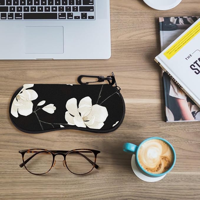 MoKo Sunglasses Soft Case Ultra Light Neoprene Zipper Eyeglass Case for Men Women - Image 6