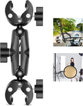 Double Camera Clamp, Flexible Motorcycle Super Clamp Double Crab Clamps 360 Degree Rotatable Sports Camera Handlebar Fixed Mount by Sunydog