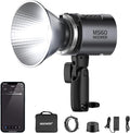 NEEWER MS60 LED Video Light with 2.4G/APP Control, 65W 5600K Daylight Mini COB Continuous Output Lighting, 40000lux/1m, CRI 97+/TLCI 98+, 9 Scenes, 0-100% PWM Dimming, Bowens Mount Adapter by Neewer