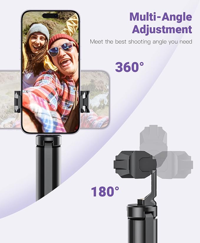 Anozer Mini Tripod with Universal Phone Holder & Cold Shoe, Camera Tripod | Lightweight Phone Stand & Camera Tripod, Compatible with iPhone 14 Pro Max/14 Pro, GoPro, Webcam, Mini Projector - Image 3