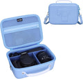 L LTGEM Hard Camera Case Compatible with Canon EOS Rebel T7, R50, R6 Mark II, R100, DSLR SLR Cameras, Lenses, and Tripods, Camera Travel Bag, Featuring 4 Dividers and a Shoulder Strap, Blue by LTGEM