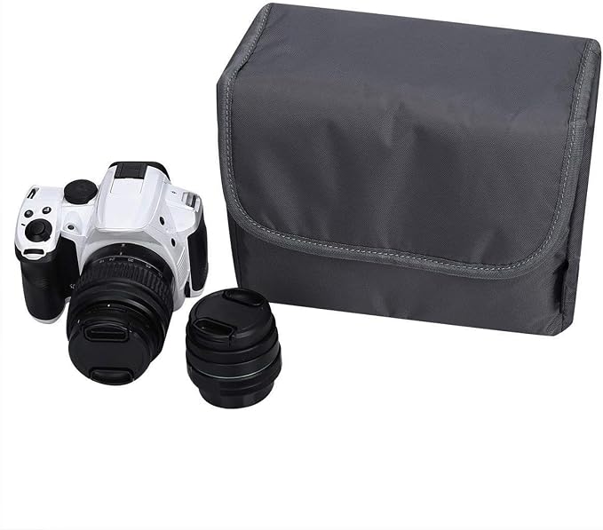 S-ZONE Waterproof Shockproof Foldable Camera Insert Bag Lens Cases Canon Nikon | Raindrop Proof, Fits in a Backpack, Suitable for DSLR/SLR Camera - Image 5