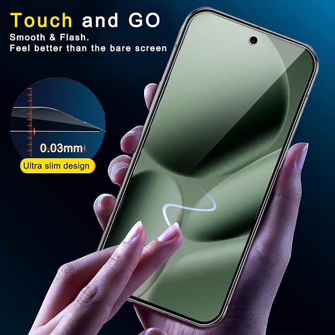 Ferilinso Privacy Screen Protector for Google Pixel 10, Tempered Glass | 3 Pack, 9H+ Hardness, Military-Grade Shatterproof, Anti-Scratch, HD Clear, Case Friendly, Easy Installation, Bubble Free - Image 6