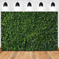 Nature Spring 3D Green Leaves Theme Photo Background Wedding Birthday Party Newborn Baby Shower Photography Backdrops Zoo Decor Shoot Props Bannner (5x3 FT) by HQM